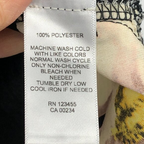 Lord & Taylor Design Lab Black & White Floral Lace trim Romper size S - Picture 10 of 16